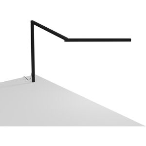 Z-Bar Mini Gen 4 12.5 inch 5.35 watt Matte Black Desk Lamp Portable Light, Through-Table Mount